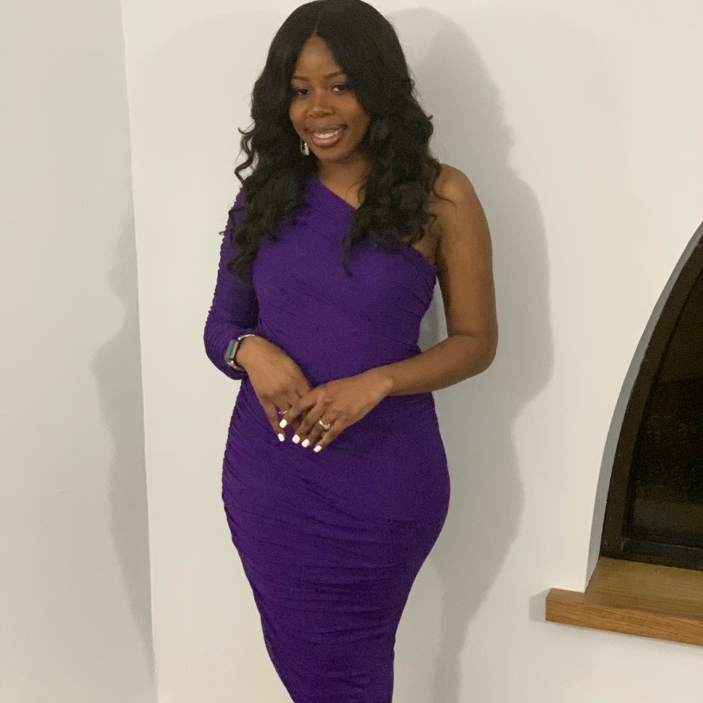 Purple dress